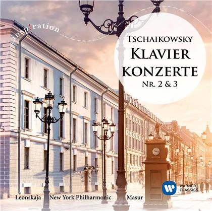 Peter Iljitsch Tschaikowsky (1840-1893), Kurt Masur, Elisabeth Leonskaja & New York Philharmonic Orchestra - Klavierkonzerte 2 & 3