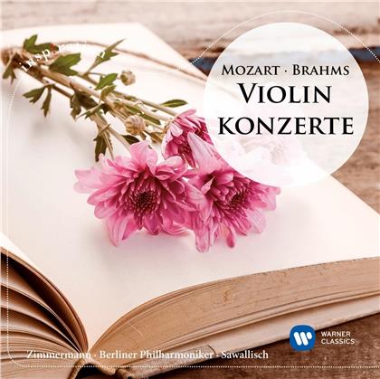 Frank Peter Zimmermann, Wolfgang Sawallisch, Berliner Philharmoniker, Johannes Brahms (1833-1897) & Wolfgang Amadeus Mozart (1756-1791) - Violinkonzerte