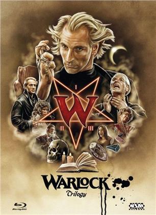 Warlock 1-3 - Trilogy (Cover B, Limited Edition, Mediabook, 3 Blu-rays)