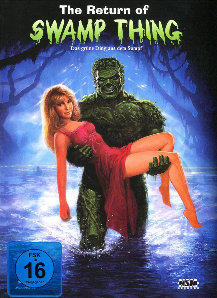The Return of Swamp Thing (1989) (Cover B, Limited Edition, Mediabook, Blu-ray + DVD)