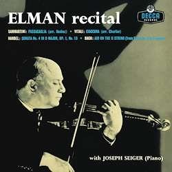 Mischa Elman & Joseph Seiger - Recital (LP)