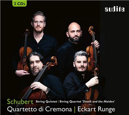 Quartetto di Cremona, Franz Schubert (1797-1828) & Eckart Runge - Streich-Quartette D 956 & D 810 "Der Tod & Das Mädchen" (2 CDs)