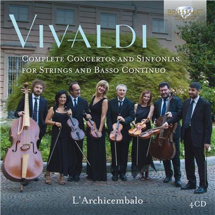 Antonio Vivaldi (1678-1741) & L'Archicembalo - Complete Concertos & Sinfonias (4 CD)