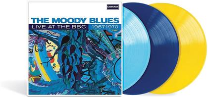 Moody Blues - Live At The Bbc 1967-1970 (2019 Reissue, Yellow/Blue/Light Blue Vinyl, 3 LPs)