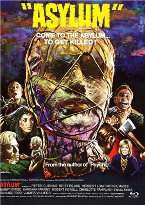 Asylum (1972) (Cover C, Limited Edition, Mediabook, Uncut, Blu-ray + DVD)