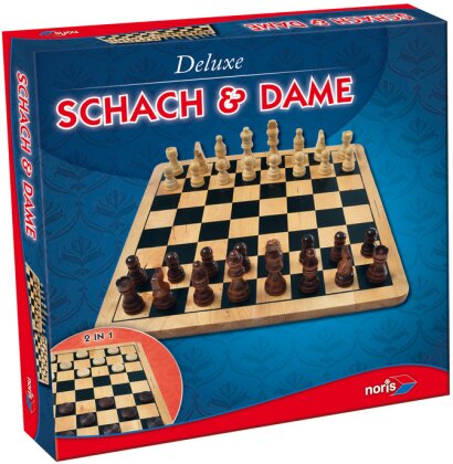 Deluxe Holz - Schach & Dame (Spiel)