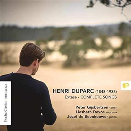 Henri Duparc (1848-1933) & Peter Gijsbertsen - Extase - Complete Songs