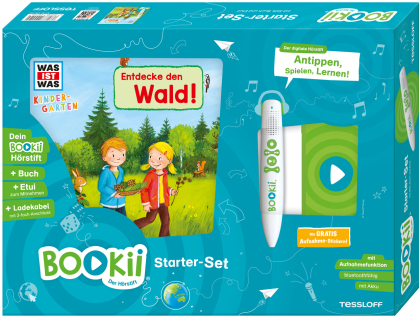 BOOKii® Starter-Set WAS IST WAS Kindergarten Entdecke den Wald!