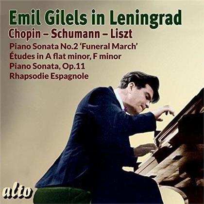 Frédéric Chopin (1810-1849), Robert Schumann (1810-1856) & Emil Gilels - Piano Sonata No. 2 "Funeral March" - Emil Gilels In Leningrad