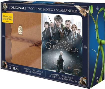 Animali Fantastici Collezione - Animali fantastici 1 & 2 + Taccuino (Special Edition, 2 DVDs)