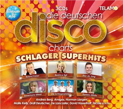Die deutschen Disco Charts-Schlager Superhits (3 CDs)