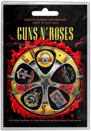 Guns N' Roses: Bullet Logo - Plectrum Pack