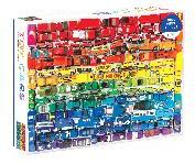 Rainbow Toy Cars 1000 Piece Puzzle
