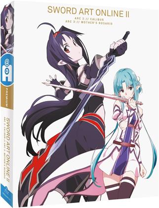 Sword Art Online II - Saison 2.2 - Arc 2: Calibur / Arc 3: Mother's Rosario (Box, Premium Edition, 2 Blu-rays)