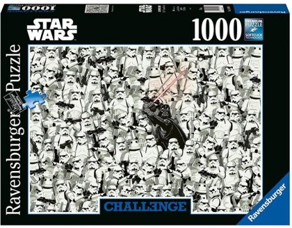 Ravensburger Puzzle 1000 Teile, Challenge Star Wars - Darth Vader und seine Klonkrieger als herausforderndes Puzzle für Erwachsene und Kinder ab 14 Jahren