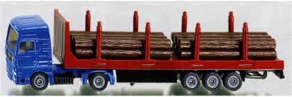 Holz Transport LKW 1:87 - Siku Super, 1:87, Metall,
