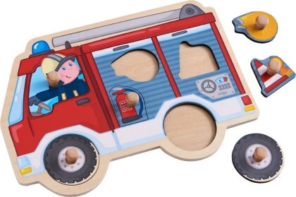 Greifpuzzle Feuerwehrauto (Kinderpuzzle)