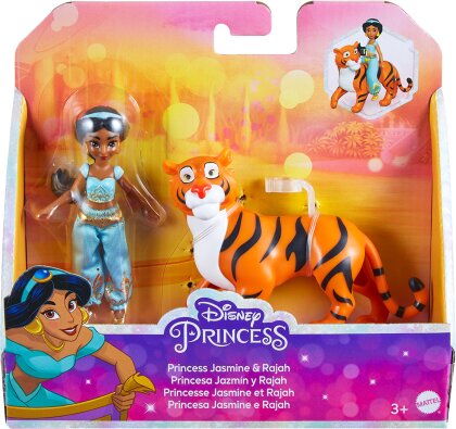 Disney Princess Jasmin und Rajah - 2 Puppen, Jamine 11.4 cm,