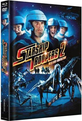 Starship Trooper 2 (2004) (Cover B, Limited Edition, Mediabook, Blu-ray + DVD)