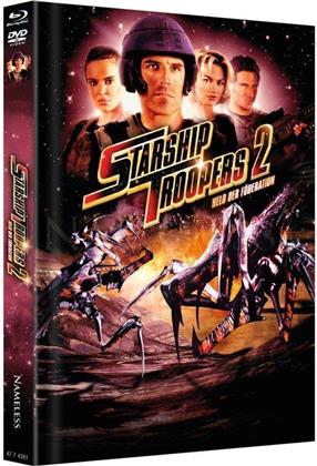 Starship Trooper 2 (2004) (Cover C, Edizione Limitata, Mediabook, Blu-ray + DVD)