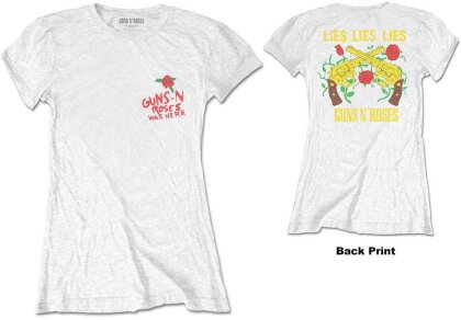 Guns N Roses - Lies, Lies, Lies (White) Girlie