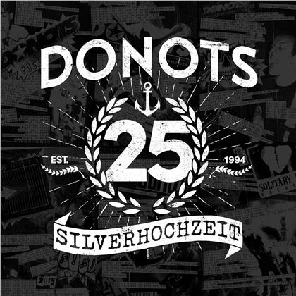 Donots - Silverhochzeit (Triple Gatefold, Nummeriert, Signierte Version, Limited Edition, Transparent Vinyl, 2 LPs)