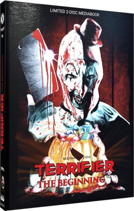 Terrifier - The Beginning (2013) (Cover C, Limited Edition, Mediabook, Blu-ray + DVD)