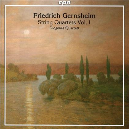 Diogenes Quartett & Friedrich Gernsheim (1839-1916) - String Quartets Vol. 1 - Streichquartette Nr.1 c-moll op.25 & Nr.3 F-Dur op.51