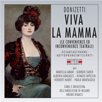 Mariella Adani, Giorgio Tadeo, Gaetano Donizetti (1797-1848), Bruno Rigacci & Orchestra dell'Angelicum Di Milano - Viva La Mamma - Aufnahme von 1962 (2 CDs)