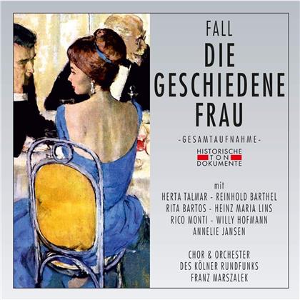 Leo Fall (1873-1925), Franz Marszalek & Orchester des Kölner Rundfunks - Die Geschiedene Frau - Aufnahme von 1961 (2 CDs)