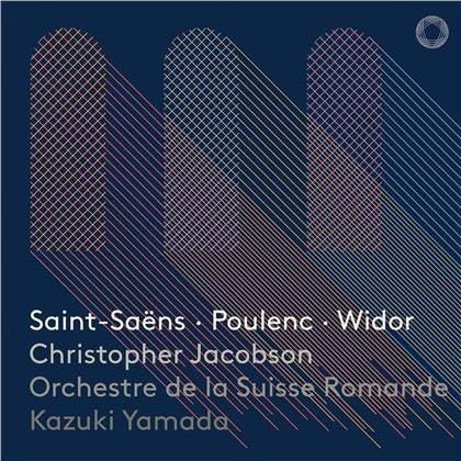 Christopher Jacobson, Kazuki Yamada, Camille Saint-Saëns (1835-1921), Francis Poulenc (1899-1963), … - Works For Organ & Orchestra (Hybrid SACD)