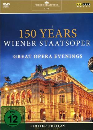 Wiener Staatsoper - 150 Years Wiener Staatsoper - Great Opera Evenings (Arthaus Musik, 11 DVD)
