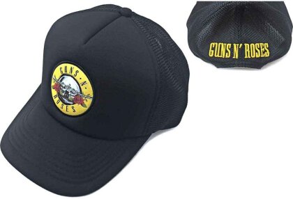 Guns N Roses - Guns N Roses Circle Logo Black Mesh-Back Cap