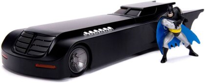 Batman Animated Series Metals Diecast Modell 1/24 Batmobile mit Figur