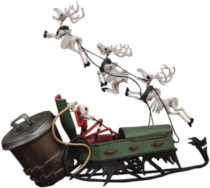 Nightmare Before Christmas Jack in Sleigh PVC Figure