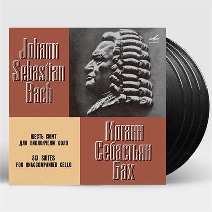 Johann Sebastian Bach (1685-1750) & Daniil Shafran - Suites 1-6 For Solo Cello (Analogphonic, Japan Edition, 4 LP)