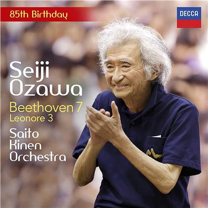 Ludwig van Beethoven (1770-1827), Seiji Ozawa & Saito Kinen Orchestra - Symphonie Nr. 7 & Leonore Ouverture Nr. 3