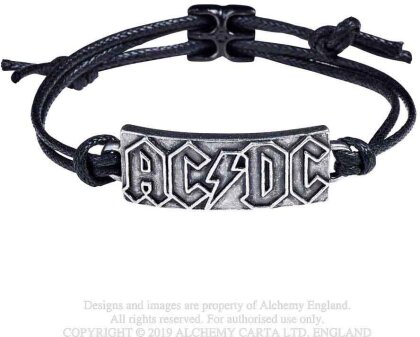 AC/DC Wrist Strap - Lightning Logo