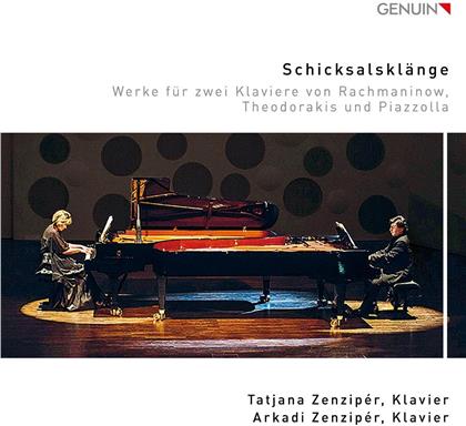 Sergej Rachmaninoff (1873-1943), Mikis Theodorakis, Astor Piazzolla (1921-1992), Tatjana Zenziper & Arkadi Zenziper - Schicksalsklange