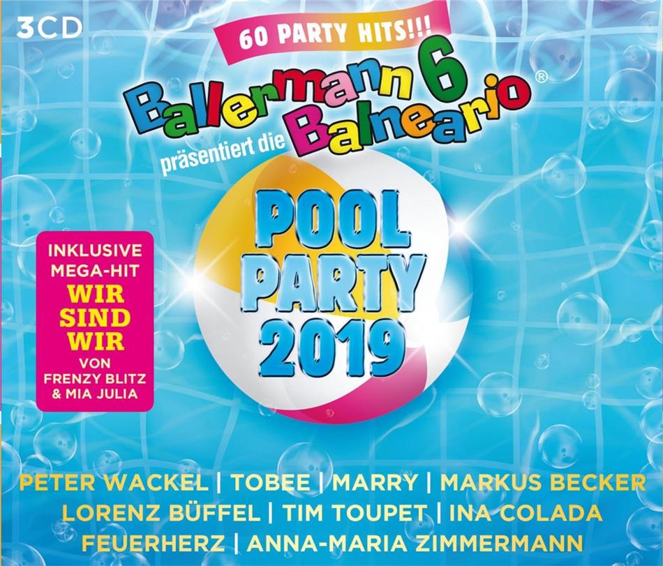 Ballermann 6 Balneario - Die Pool Party 2019 (3 CDs)