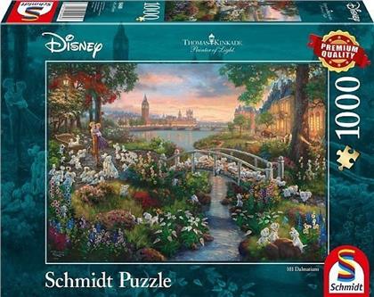 Thomas Kinkade: Disney 101 Dalmatiner - 1000 Teile Puzzle