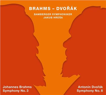 Johannes Brahms (1833-1897), Antonin Dvorák (1841-1904), Jakob Hrusa & Bamberger Symphoniker - Symphonie Nr. 3 / Symphonie Nr. 8 (Hybrid SACD + SACD)