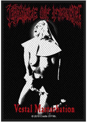 Cradle Of Filth Woven Patch - Vestal Masturbation (Standard)