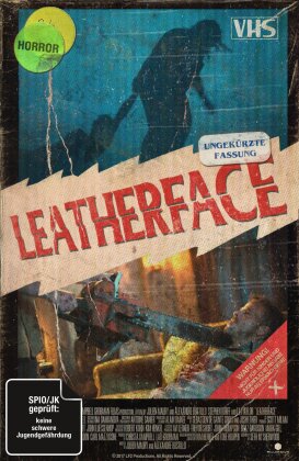 Leatherface (2017) (VHS-Edition, Limited Collector's Edition, Uncut, Blu-ray + DVD)