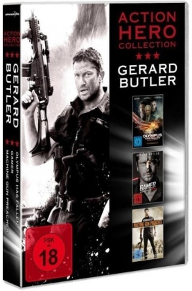 Action Hero Collection - Gerard Butler - Olympus Has Fallen / Gamer / Machine Gun Preacher (3 DVDs)