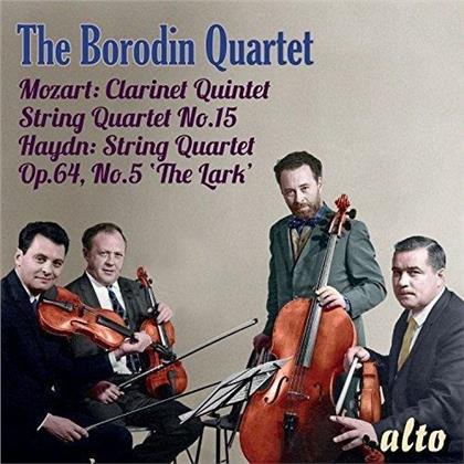 Wolfgang Amadeus Mozart (1756-1791), Franz Joseph Haydn (1732-1809) & The Borodin Quartet - Mozart: Klarinettenquintett, Streichquartett 15, - Haydn: Streichquartett op 64No. 5 Lärche