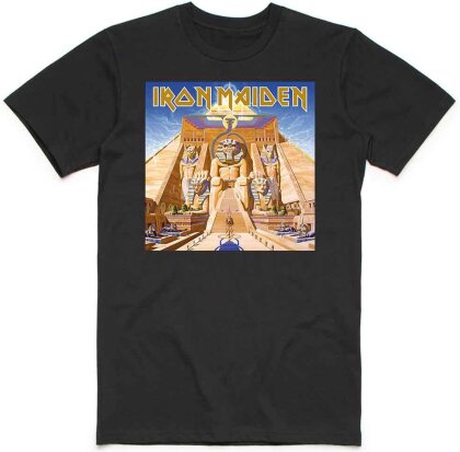 Iron Maiden Unisex T-Shirt - Powerslave Album Cover Box