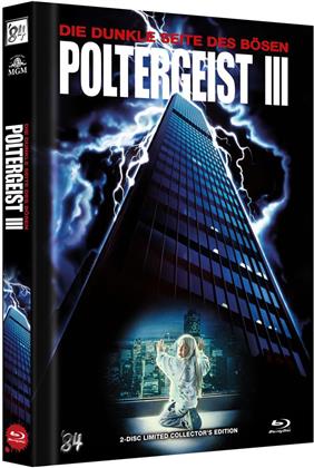 Poltergeist 3 - Die dunkle Seite des Bösen (1988) (Cover A, Collector's Edition Limitata, Mediabook, Uncut, Blu-ray + DVD)