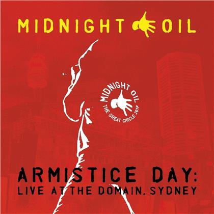 Midnight Oil - Armistice Day: Live At The Domain Sydney (Music On Vinyl, Gatefold, Limited Edition, Red Vinyl, 3 LPs)