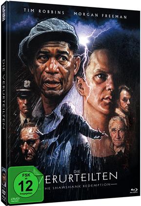 Die Verurteilten (1995) (Cover B, 25th Anniversary Edition, Limited Edition, Mediabook, Blu-ray + DVD)